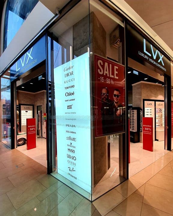 LVX LUXURY VISION EXPERIENCE veikals TC ALFA