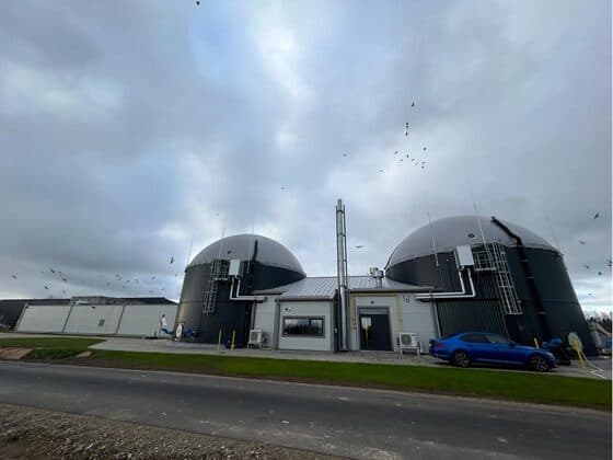 Divu fāžu sausās fermentācijas sistēmas izveide poligonā "Ķīvītes" organisko atkritumu pārstrādei